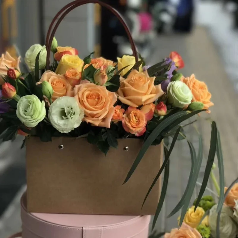 1 Pcs Flower Paper Boxes Bucke - đánh giá và giá Florist Supply Buckets