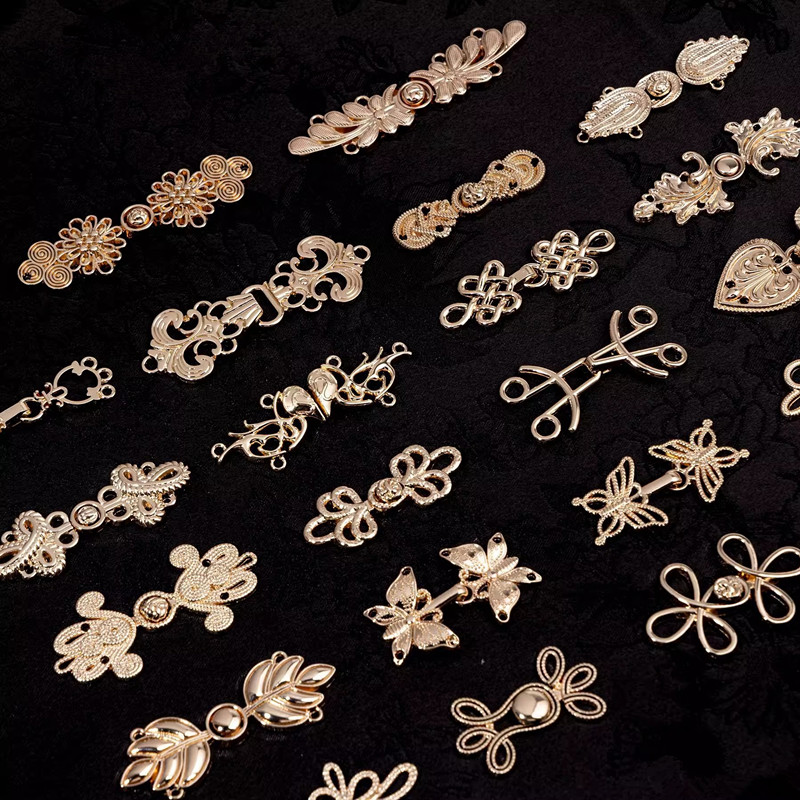 5pcs Retro Metal Button Sweate - đánh giá và giá Flower Frog Pin