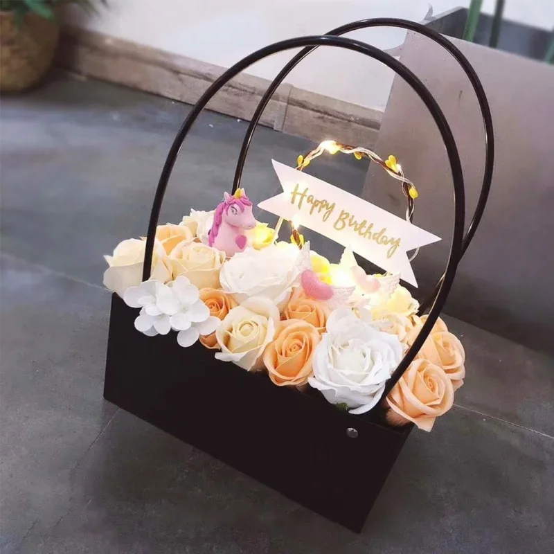 Flower Paper Box Bucket PVC Fl - đánh giá và giá Florist Supply Buckets