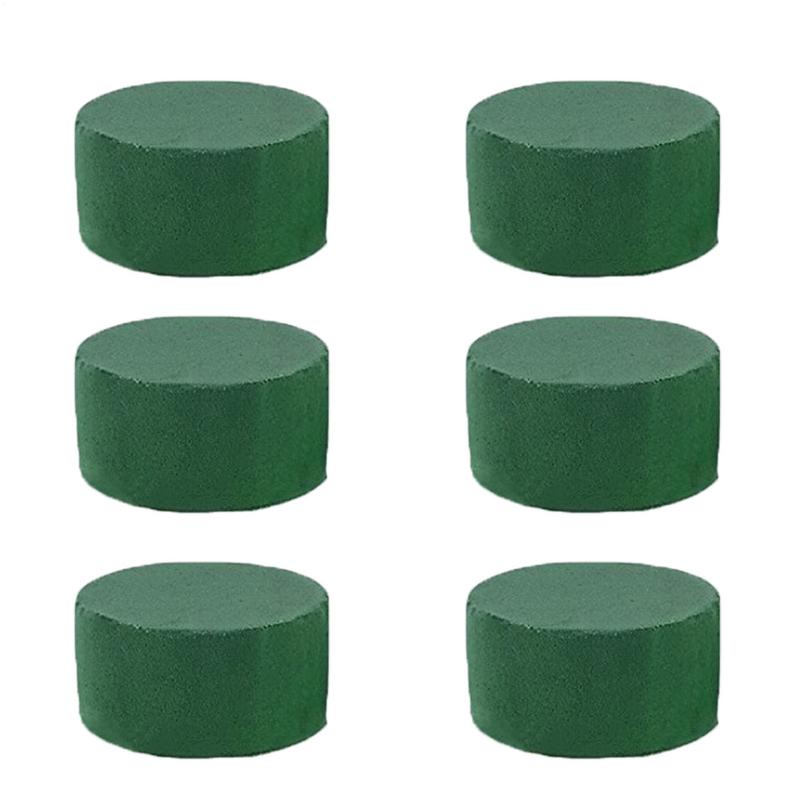6Pcs Round Floral Foam Bricks  - đánh giá và giá Supply For Florist
