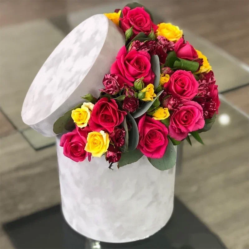 3Pcs/Set Round Shape Velvet Gi - đánh giá và giá Florist Supply Buckets
