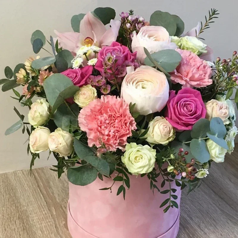 3Pcs/Set Round Shape Velvet Gi - đánh giá và giá Florist Supply Buckets