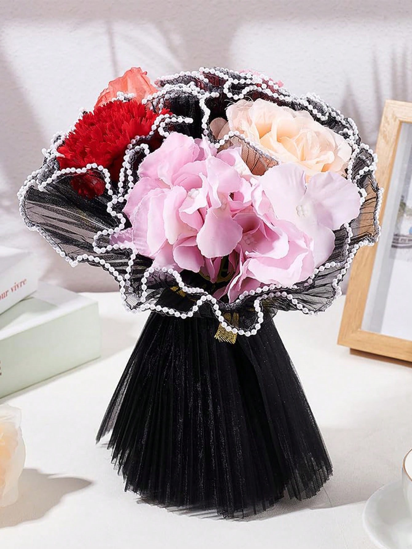 4Yards Faux Pearl Edge Flower  - đánh giá và giá Supply For Florist