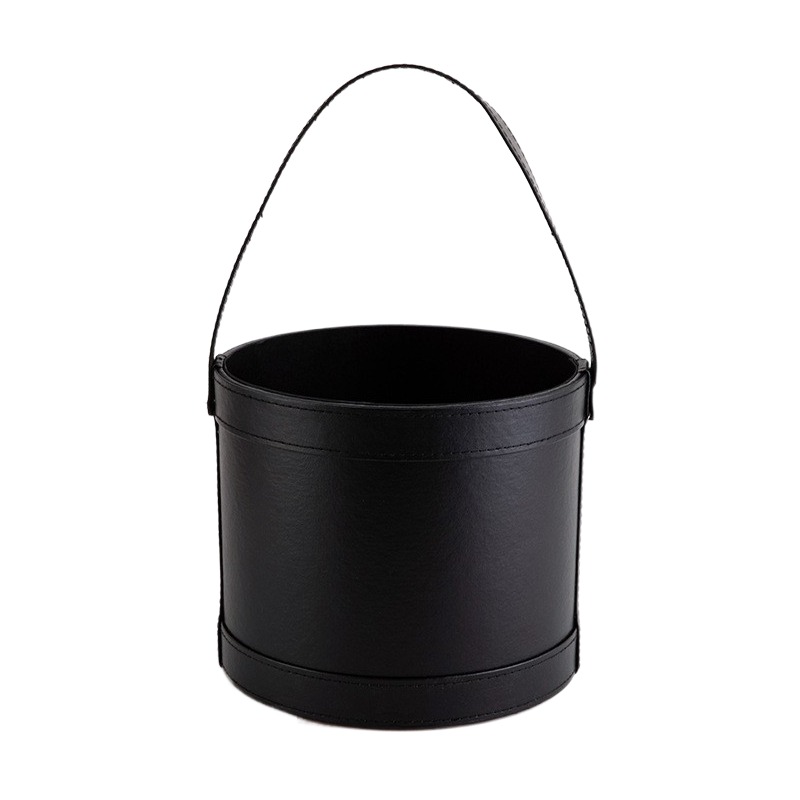Portable Leather Round Gift Bo - đánh giá và giá Florist Supply Buckets