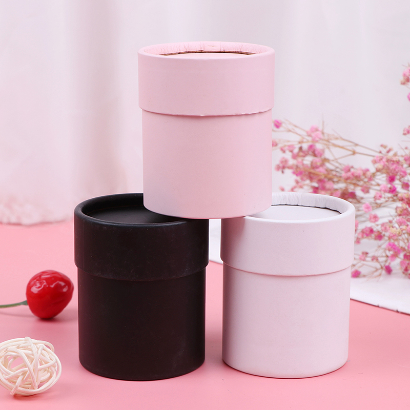 Round Flower Paper Box With Li - đánh giá và giá Florist Supply Buckets