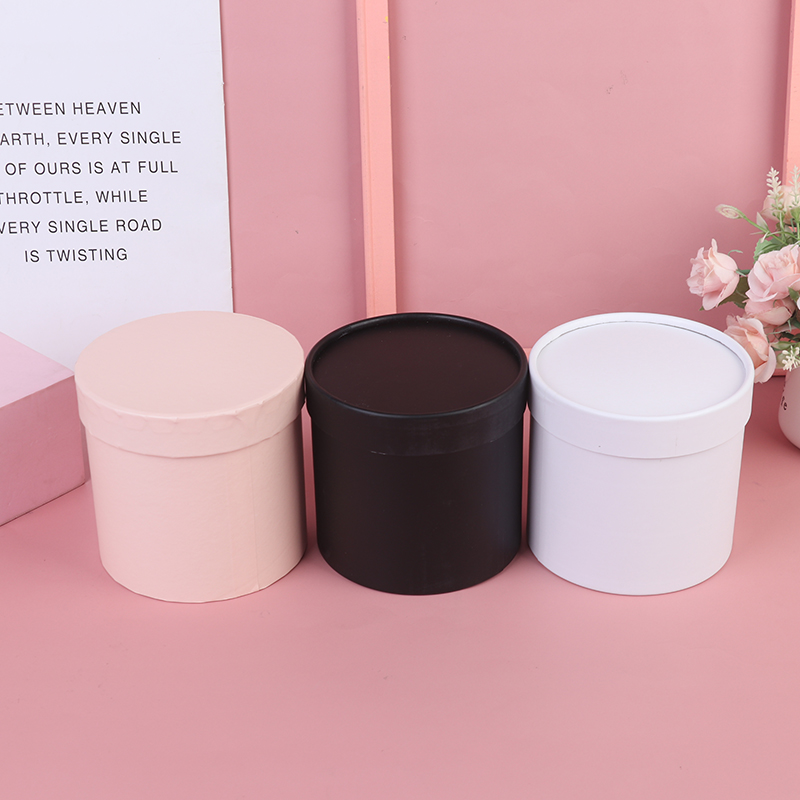 1PC Round Flower Paper Gift Bo - đánh giá và giá Florist Supply Buckets